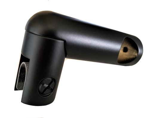 [TC-00002718] MD 919 B - BLACK - Conector bara stabilizatoare teava-sticla distantat, cu trecere