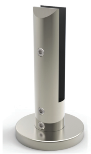 [TC-00001602] MD-300V Picior sustinere sticla 16mm, rotund (light inox)