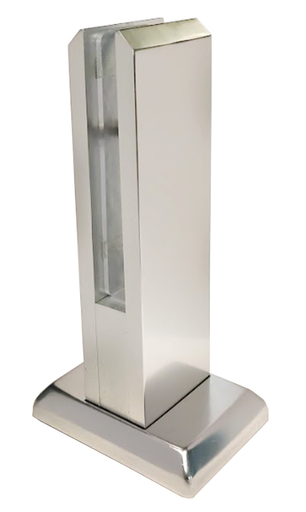 [TC-00001505] MD-320V Picior sustinere sticla 16mm, patrat (light inox)