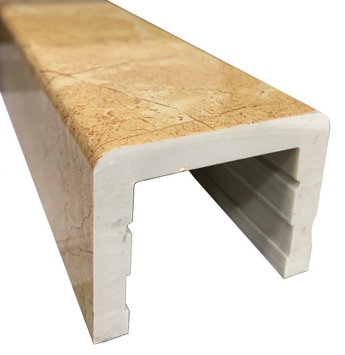 [TC-00003505] Prag compozit, SUNNY YELLOW, 1500X1200x60x50mm