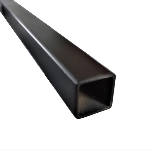 [TC-00002267] PROFILE STAINLESS STEEL 20x20x1.5 / BLACK 2m