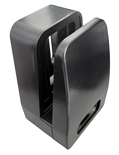 [TC-00003257] MD 310V Picior sustinere sticla 12-16mm, prindere laterala, din aluminiu, RAL9005